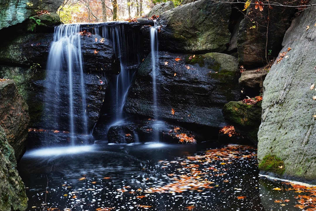 North Woods Loch Double Waterfall